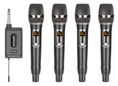 Acemic Q4M - 4 stk. Intelligent trådløse mikrofoner.
